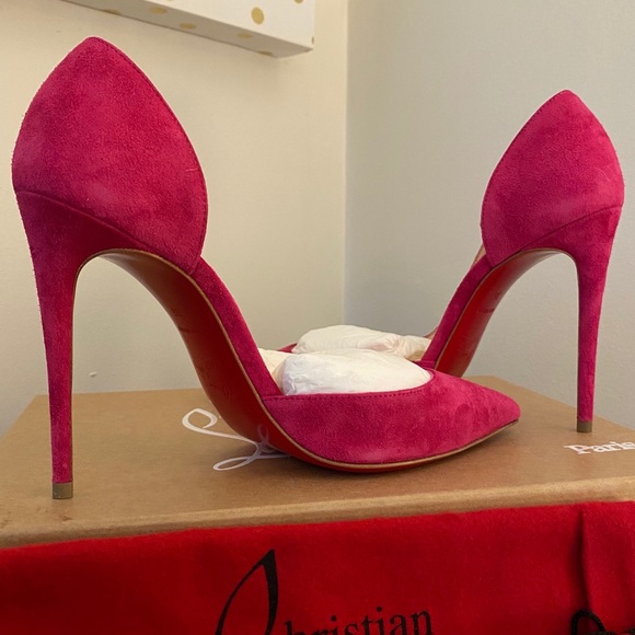 Christian Louboutin Shoes - ‼️SOLD‼️ Iriza 100 Veau Velour Pink